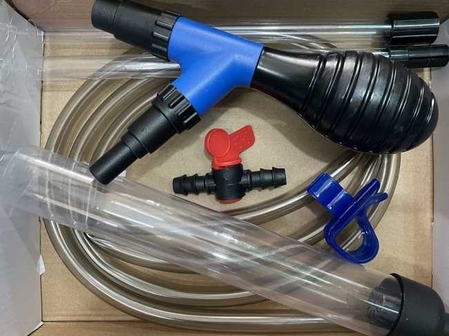 Bộ dụng cụ Nubios P-003 dùng hút phân cá, cặn bẩn và thay nước cho bể cá cảnh, bể thuỷ sinh
