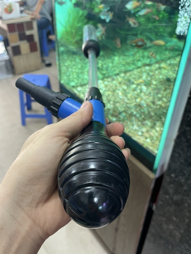 Bộ dụng cụ Nubios P-003 dùng hút phân cá, cặn bẩn và thay nước cho bể cá cảnh, bể thuỷ sinh