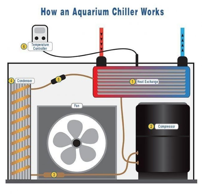 MÁY LÀM MÁT  NƯỚC CHILLER HAILEA HS 28A