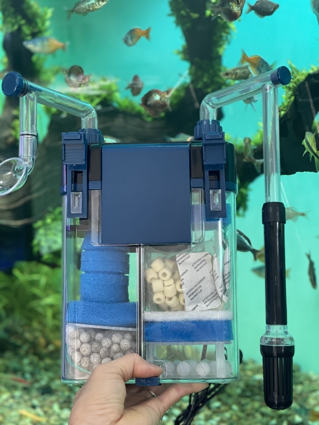 Lọc treo cho bể cá cảnh, bể thủy sinh Marine KY-600C Pro