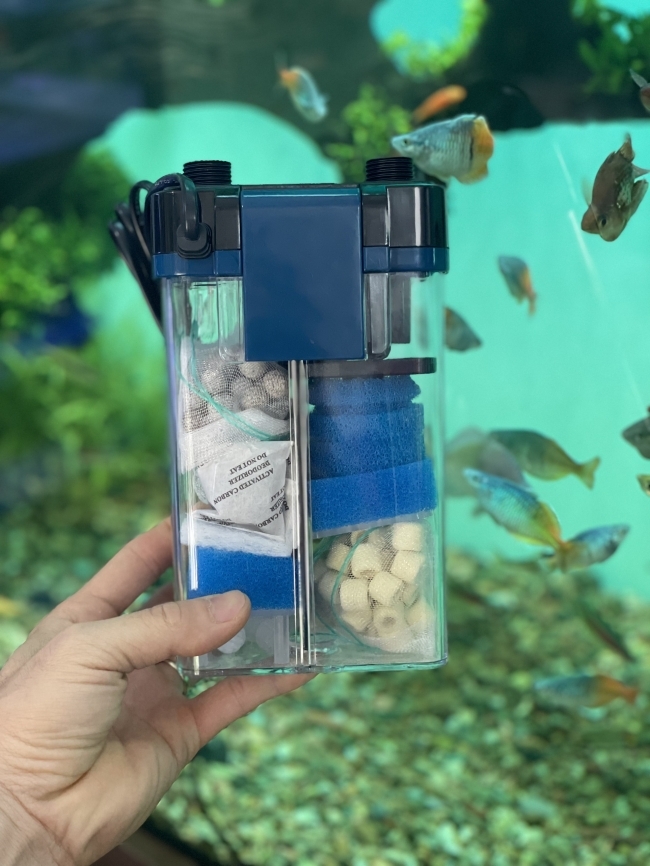 Lọc treo cho bể cá cảnh, bể thủy sinh Marine KY-600C Pro