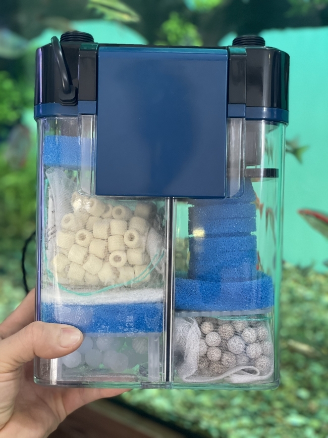 Lọc treo cho bể cá cảnh, bể thủy sinh Marine KY-600C Pro