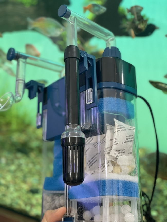 Lọc treo cho bể cá cảnh, bể thủy sinh Marine KY-600C Pro
