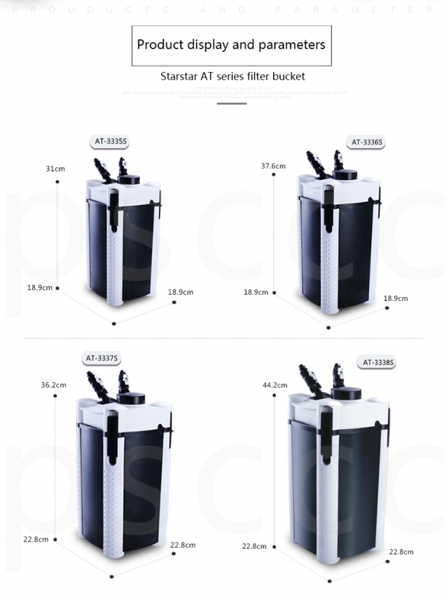 Lọc thùng cao cấp thế hệ mới Atman 3338S