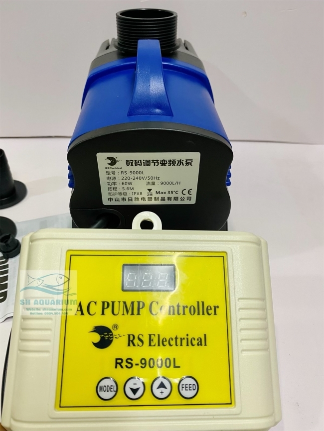 MÁY BƠM RS 9000L/H ĐIỀU KHIỂN 10 CẤP ĐỘ