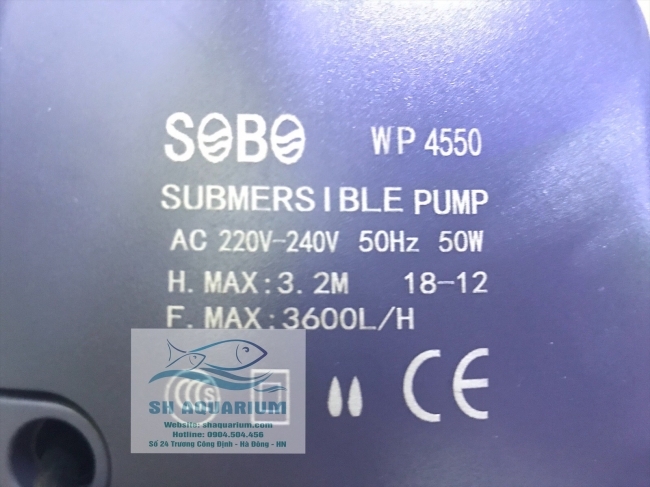 Máy bơm Sobo 4550