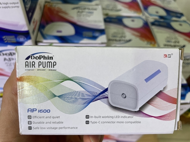 Máy sủi Siêu êm Dophin AP1600 siêu êm và nhỏ gọn