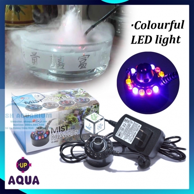 Máy tạo khói Mini Up Aqua D022 có đèn hoặc không đèn