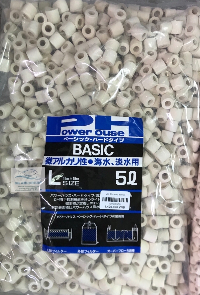 VẬT LIỆU LỌC CAO CẤP POWER HOUSE BASIC HARD SIZE M 5LIT