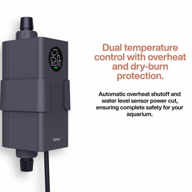 Sưởi bể cá Chihiros sử dụng App điện thoại, tùy chỉnh công suất 10-1000W