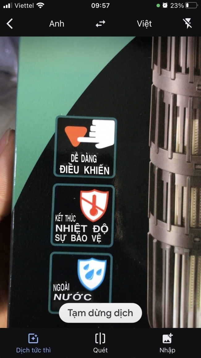 Sưởi Periha Thế  hệ mới H6-E 500W