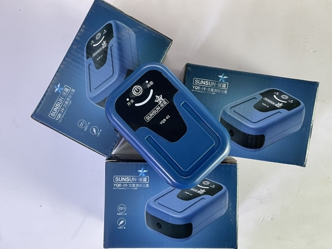 Máy sủi tích điện Sunsun YQB 01 cho bể cá cảnh, bể thủy sinh, hoạt động siêu êm, đầy đủ phụ kiện