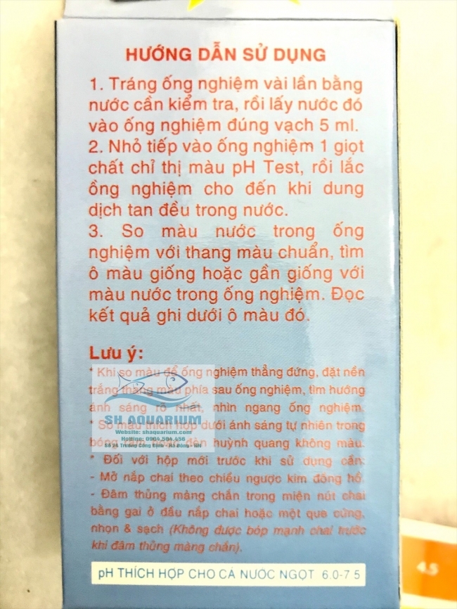 Dung dịch kiểm tra PH Việt Nam