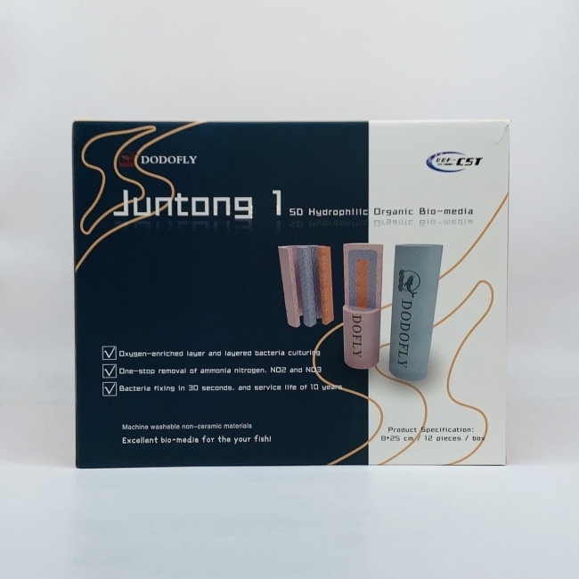 VẬT LIỆU LỌC BỂ CÁ DODOFLY JUNTONG-S 8x25CM (GÓI 2 THANH)