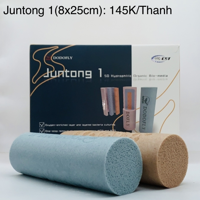 VẬT LIỆU LỌC BỂ CÁ DODOFLY JUNTONG-S 8x25CM (GÓI 2 THANH)