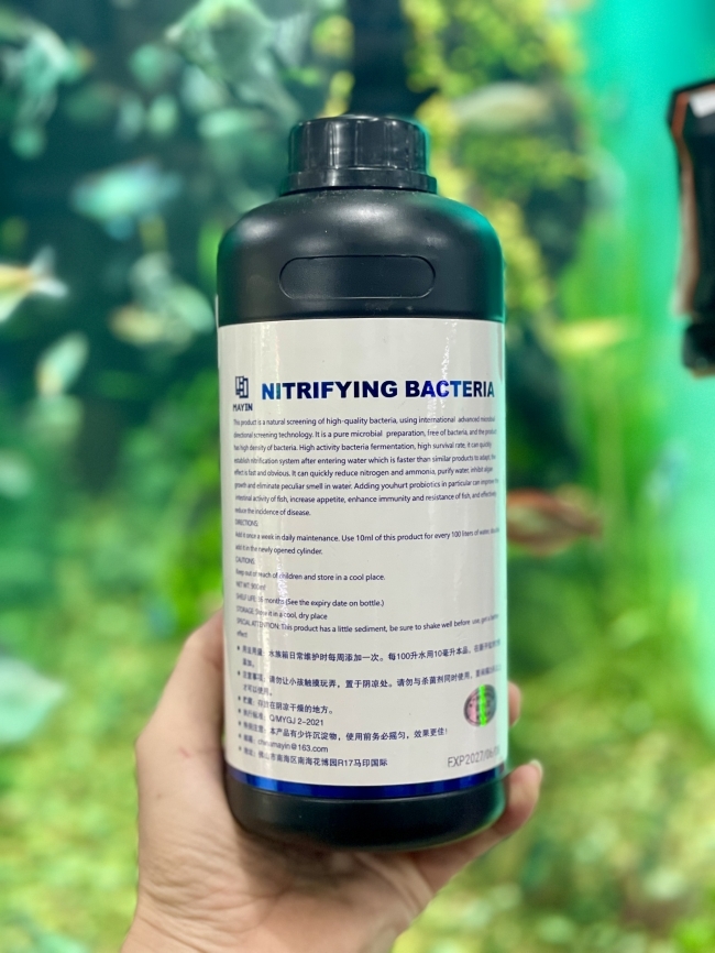 Vi sinh làm trong nước, khử tanh hôi Mayin Nitrifying Bacteria 900ml