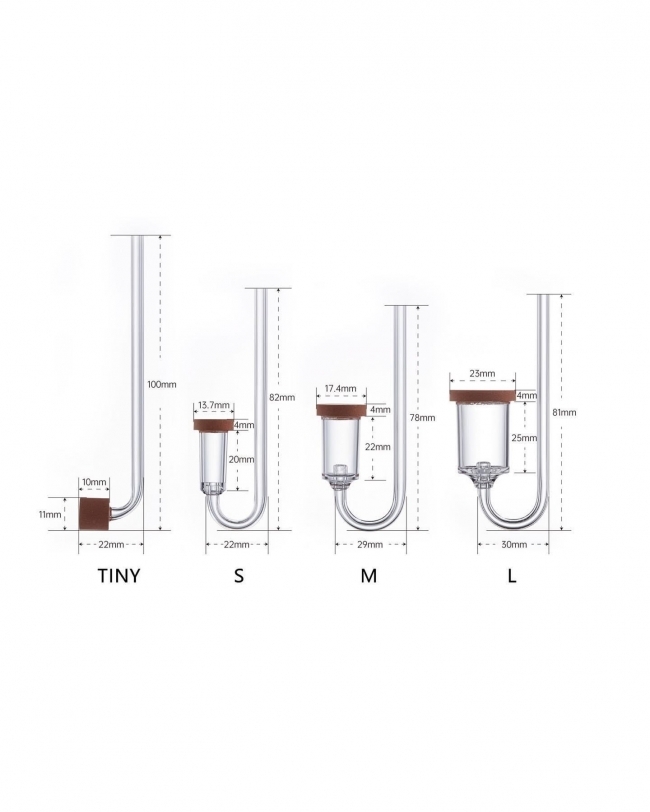 ĐẦU SỦI CO2 CHIHIROS SIZE S