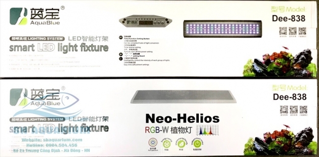 ĐÈN RGB AQUABLUE DEE-878 DÀNH CHO BỂ 120CM- 140CM