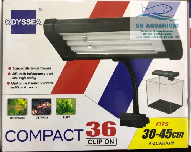 Đèn kẹp Odyssea Compact 36w