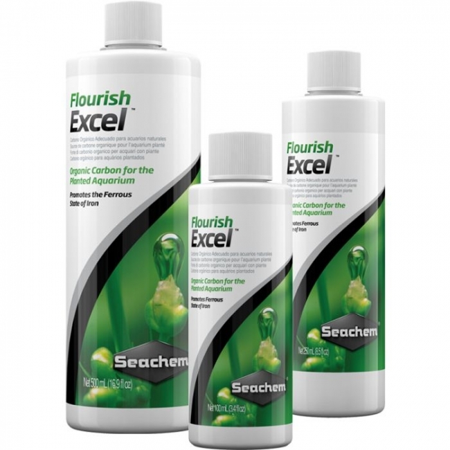 Phân nước Seachem Flouris Excel 500ml bổ xung CO2 và diệt rêu hại
