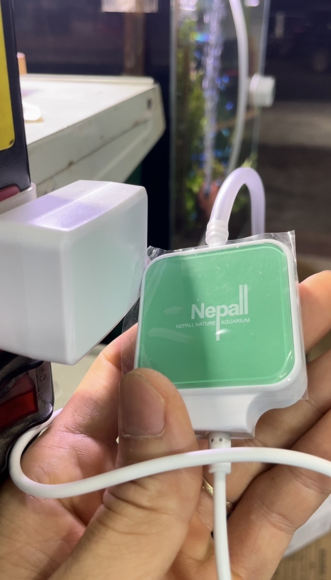 Máy Sủi Siêu Êm Nepal – Giải Pháp Oxy Mini Hoàn Hảo Cho Mọi Bể Cá Cảnh