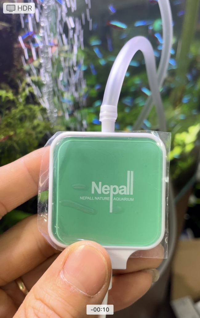 Máy Sủi Siêu Êm Nepal – Giải Pháp Oxy Mini Hoàn Hảo Cho Mọi Bể Cá Cảnh