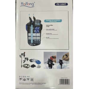 Dòng lọc thông minh Haiyang PX 10 15W  cho bể cá cảnh, có khoang tách phân hiệu quả