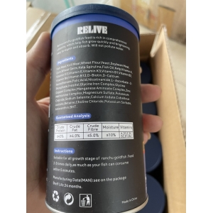 Thức ăn Relive hộp 180g hạt chìm dành cho cá các loại cá vàng giúp tăng trọng và màu đẹp