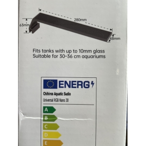 Đèn Chihiros Universal RGB Nano 30 – Giải pháp ánh sáng “nano” đỉnh cao cho hồ thủy sinh nhỏ