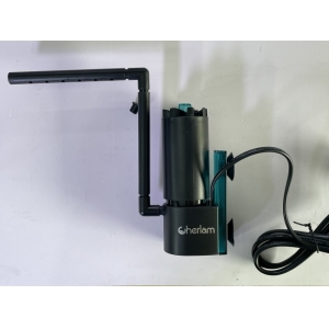 Máy lọc váng Cherlam thế hệ mới có đầu xoay, làm sạch bề mặt nước của bể cá cảnh, bể thủy sinh