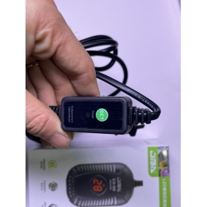 Sưởi CS-60 hình con rùa cho bể cá cảnh nhỏ, bể mini có vỏ bọc nhựa và màn hình led hiện thị