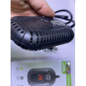 Sưởi CS-60 hình con rùa cho bể cá cảnh nhỏ, bể mini có vỏ bọc nhựa và màn hình led hiện thị