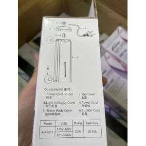 Sưởi Mini DoPhin AH-1001 – Lựa chọn tối ưu cho bể cá nhỏ, bể mini để bàn