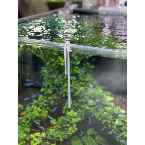 Nhiệt kế thuỷ ngân ADA  NA Thermometer J-12 WH dành cho bể thuỷ sinh, cá cảnh, kính 5- 12mm