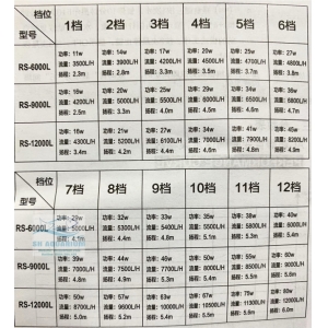 Máy Bơm RS 6000L/H Điều khiển 10 Cấp Độ