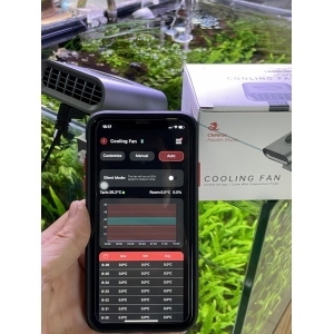 Quạt làm mát Chihiros sử dụng App và đầu dò