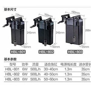 Lọc treo Sunsun HBL 802
